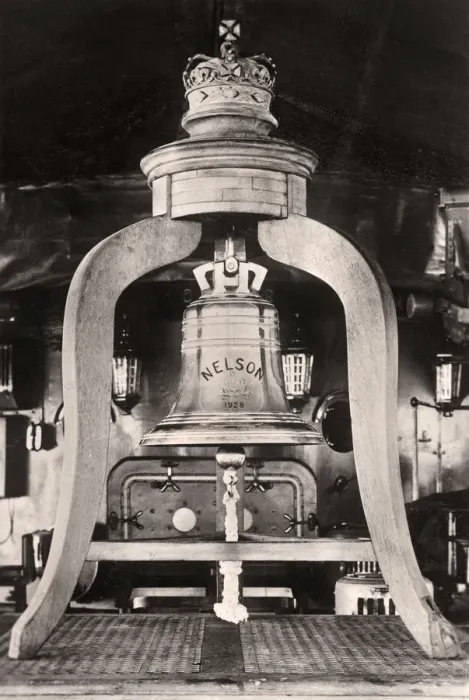 Framed Print : H. M.s Nelsons Silver Bell, Weight 2000 ozs, 20th Century Framed Print : H. M.s Nelsons Silver Bell, Weight 2000 ozs, 20th Century
