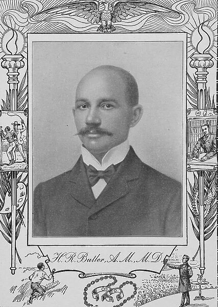 H. R. Butler, A. M. M. D. [recto], 1902. Creator: Unknown