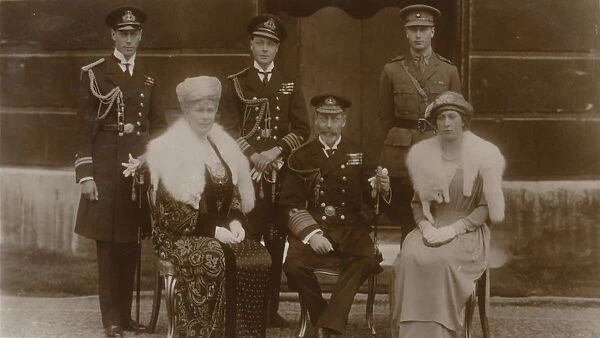 H. R. H. The Duke of York, H. R. H. The Prince of Wales, H. R. H. Prince Henry, H. M. The Queen, H