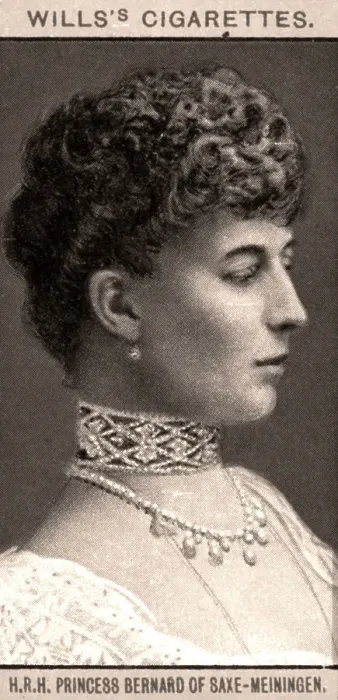 Framed Print : H. R. H Princess Bernard of Saxe-Meiningen, 1908. Artist: WD & HO Wills Framed Print : H. R. H Princess Bernard of Saxe-Meiningen, 1908. Artist: WD & HO Wills