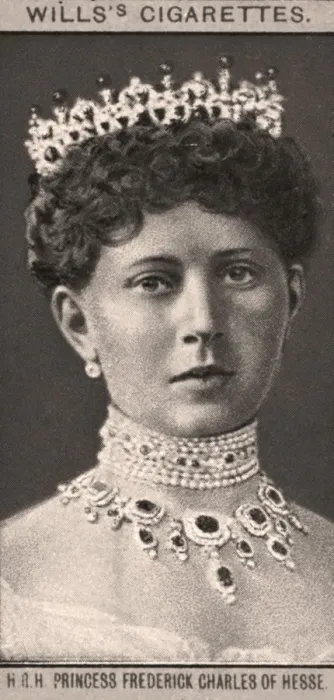 Framed Print : H. R. H Princess Frederick Charles of Hesse, 1908. Artist: WD & HO Wills Framed Print : H. R. H Princess Frederick Charles of Hesse, 1908. Artist: WD & HO Wills