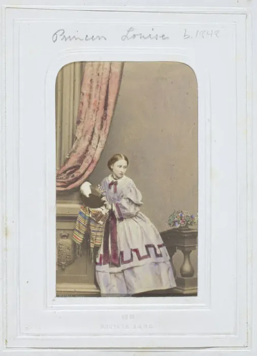 Framed Print : H. R. H. The Princess Louisa, 1861. Creator: John Jabez Edwin Mayall Framed Print : H. R. H. The Princess Louisa, 1861. Creator: John Jabez Edwin Mayall