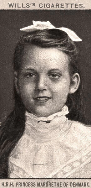 H. R. H Princess Margrethe of Denmark, 1908. Artist: WD & HO Wills