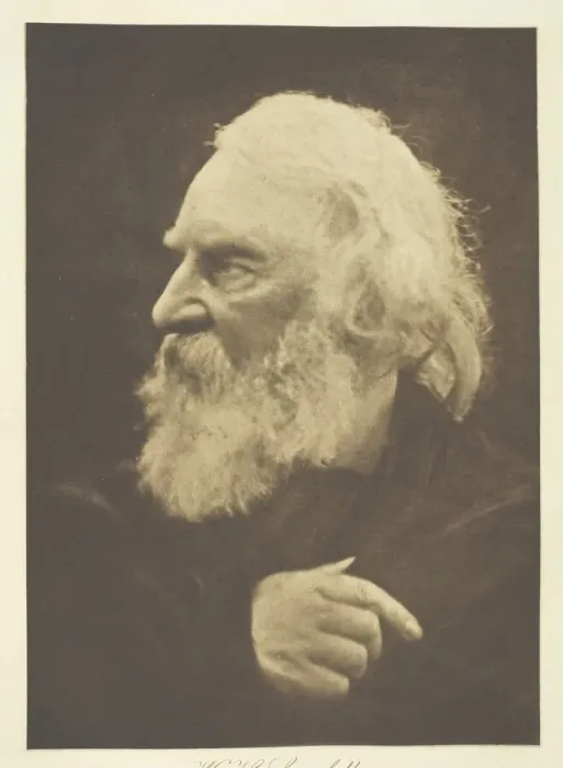Framed Print : H. W. Longfellow, 1868, printed c. 1893. Creator: Julia Margaret Cameron Framed Print : H. W. Longfellow, 1868, printed c. 1893. Creator: Julia Margaret Cameron