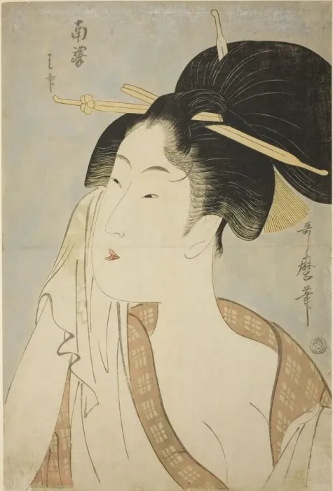 Framed Print : Ha... of the Southern Station (Nan eki ha-jirushi), Japan, c. 1795 / 96 Framed Print : Ha... of the Southern Station (Nan eki ha-jirushi), Japan, c. 1795 / 96