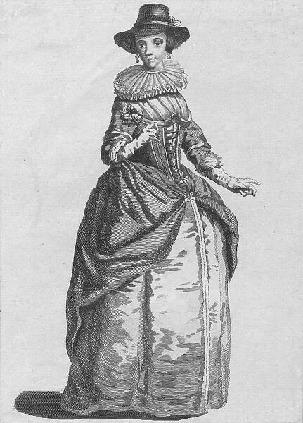 Habit of the Lady Mayoress of London in 1640, 1776