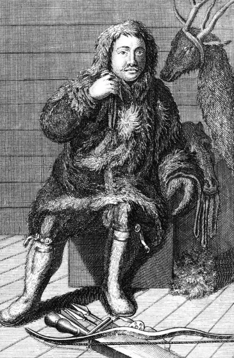 Framed Print : The Habit of a Lapland Man, 19th century. Artist:s Hulett Framed Print : The Habit of a Lapland Man, 19th century. Artist:s Hulett