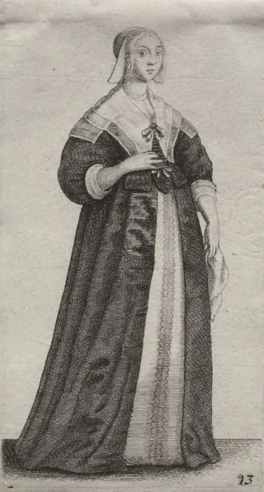 Framed Print : The Several Habits of English Women, from the Nobility to the Country Women... 1639 Framed Print : The Several Habits of English Women, from the Nobility to the Country Women... 1639