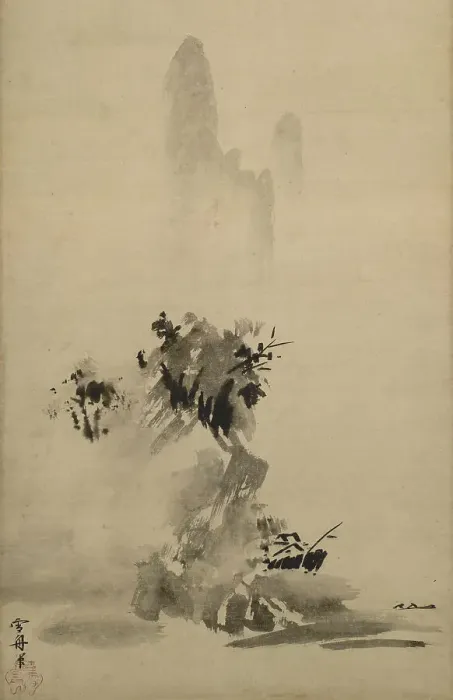 Framed Print : Haboku Sansui, 1495. Creator: Sesshu; Toyo (1420-1506) Framed Print : Haboku Sansui, 1495. Creator: Sesshu; Toyo (1420-1506)