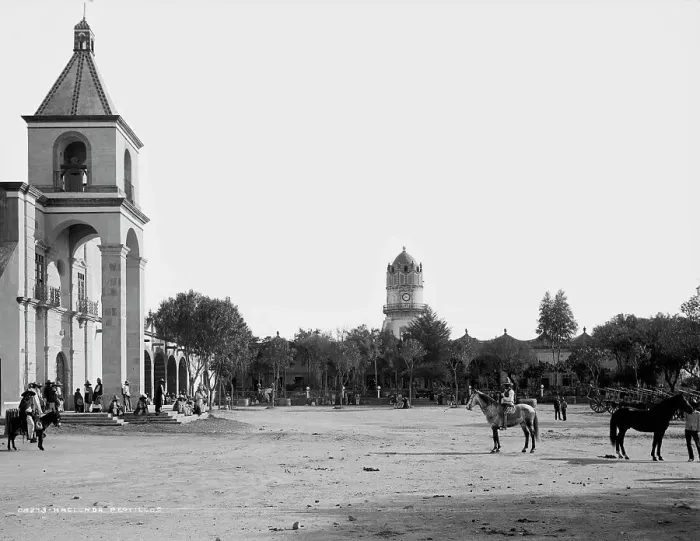 Framed Print : Hacienda Peotillos, between 1880 and 1897. Creator: William H. Jackson Framed Print : Hacienda Peotillos, between 1880 and 1897. Creator: William H. Jackson