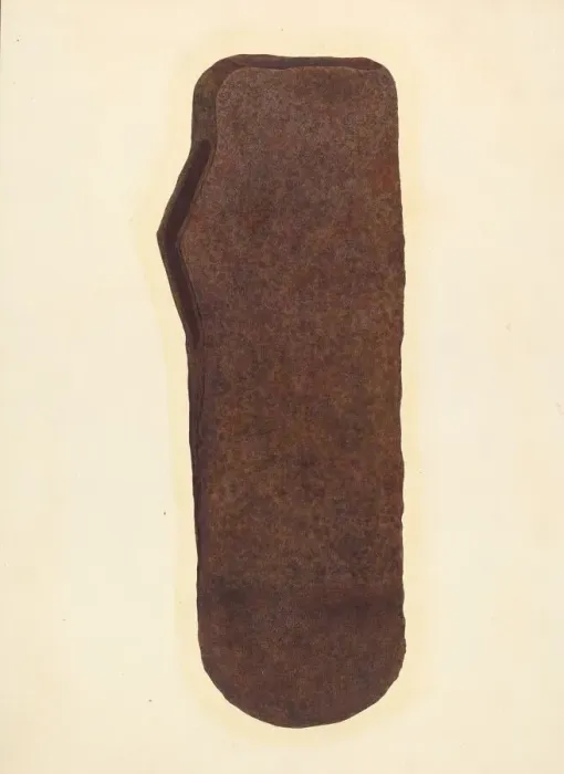 Framed Print : Hacking Axe, c. 1938. Creator: Fred Hassebrock