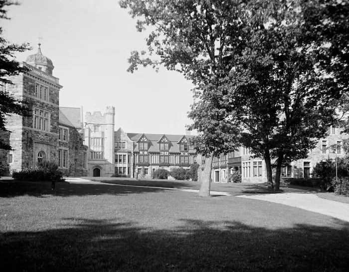 Framed Print : Hackley School, Tarrytown, N.Y. between 1910 and 1920. Creator: Unknown Framed Print : Hackley School, Tarrytown, N.Y. between 1910 and 1920. Creator: Unknown