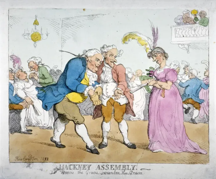 Framed Print : Hackney Assembly. The Graces, the Graces, Remember the Graces, 1812 Framed Print : Hackney Assembly. The Graces, the Graces, Remember the Graces, 1812