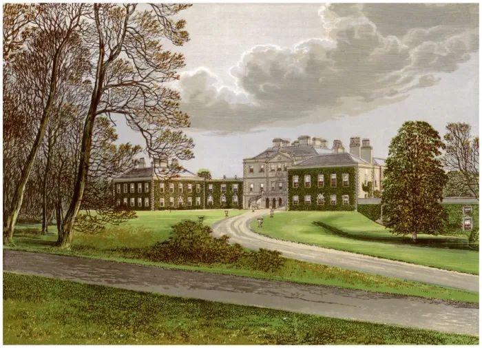 Framed Print : Haddo House, Aberdeenshire, home of the Earl of Aberdeen, c1880 Framed Print : Haddo House, Aberdeenshire, home of the Earl of Aberdeen, c1880