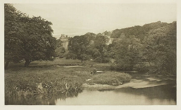 Haddon Hall, From the Meadows, 1880s. Creator: Peter Henry Emerson