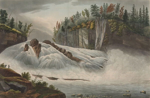 Hadleys Falls (No. 5 of The Hudson River Portfolio), 1821-22