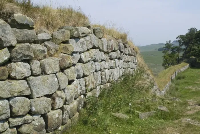 Framed Print : Hadrians Wall, 2006. Creator: Ethel Davies Framed Print : Hadrians Wall, 2006. Creator: Ethel Davies