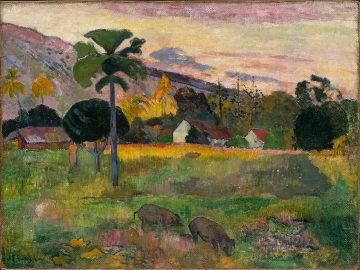 Framed Print : Haere mai (Come Here), 1891. Artist: Gauguin, Paul Eugene Henri (1848-1903) Framed Print : Haere mai (Come Here), 1891. Artist: Gauguin, Paul Eugene Henri (1848-1903)