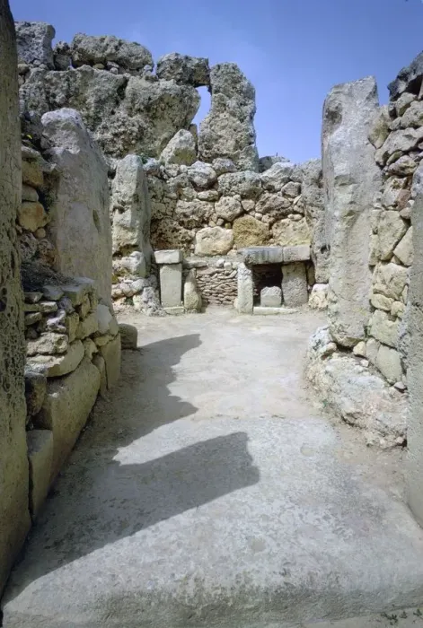 Framed Print : Hagar Qim temple on Malta. (c. 3000 BC) Framed Print : Hagar Qim temple on Malta. (c. 3000 BC)