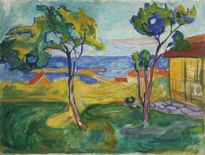 Framed Print : Hagen i Asgardstrand, 1904-1905. Artist: Munch, Edvard (1863-1944) Framed Print : Hagen i Asgardstrand, 1904-1905. Artist: Munch, Edvard (1863-1944)