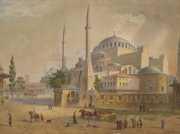 The Hagia Sophia in Constantinople