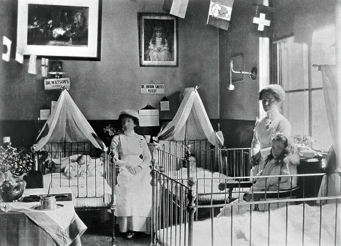 Framed Print : Hahnemann Hospital and Homeopathic Dispensaries, Liverpool: a children's ward, decorated... 1911 Framed Print : Hahnemann Hospital and Homeopathic Dispensaries, Liverpool: a children's ward, decorated... 1911