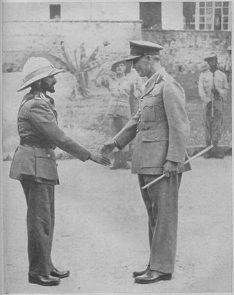 Haile Selassie and General Cunningham, 1941