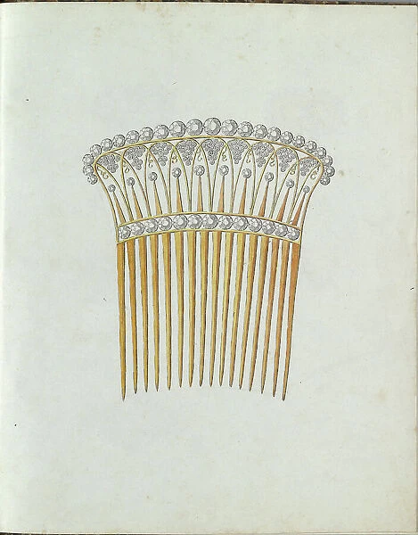 Hair comb with sixteen teeth, c.1800-c.1810. Creator: Carl Friedrich Bärthel