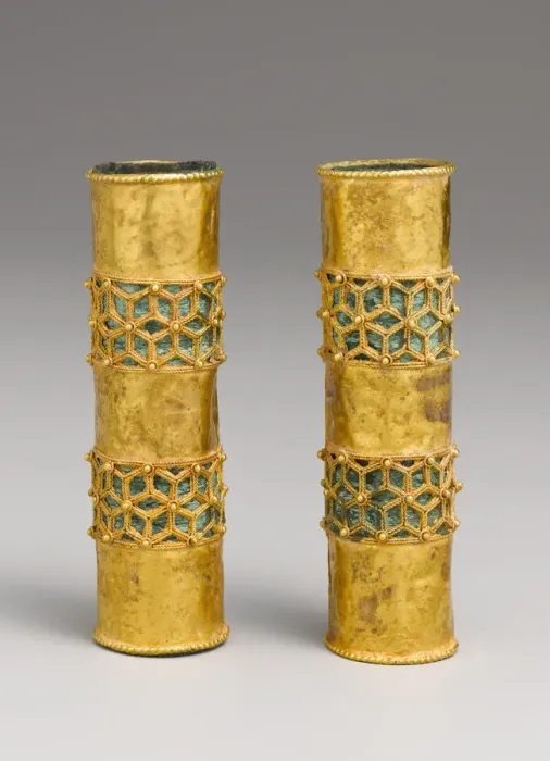 Framed Print : Hair Ornament, One of a Pair, Iran, 12th-13th century. Creator: Unknown Framed Print : Hair Ornament, One of a Pair, Iran, 12th-13th century. Creator: Unknown