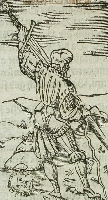 Framed Print : Halberdier, 17th century. Creator: Unknown Framed Print : Halberdier, 17th century. Creator: Unknown