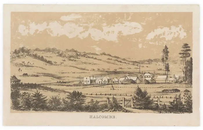 Framed Print : Halcombe, c.1878. Creator: Edith Stanway Halcombe Framed Print : Halcombe, c.1878. Creator: Edith Stanway Halcombe