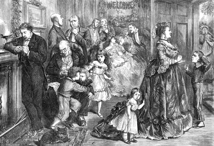 Framed Print : The half hour before dinner, 1871. Creator: Unknown Framed Print : The half hour before dinner, 1871. Creator: Unknown