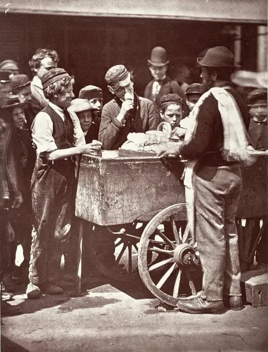 Framed Print : Half-Penny Ices, Printed 1877-1878. Creator: John Thomson Framed Print : Half-Penny Ices, Printed 1877-1878. Creator: John Thomson
