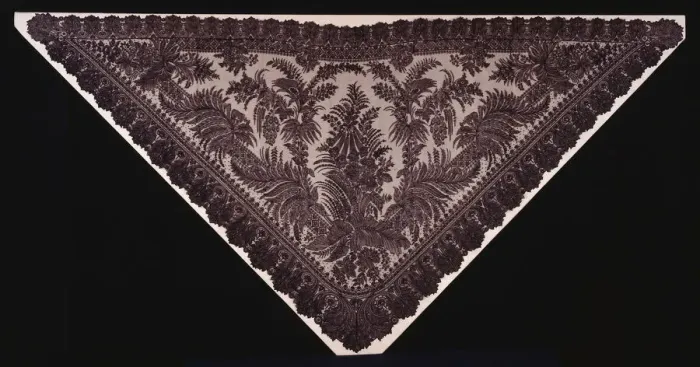 Framed Print : Half Shawl, France, Early 1860s. Creator: Unknown