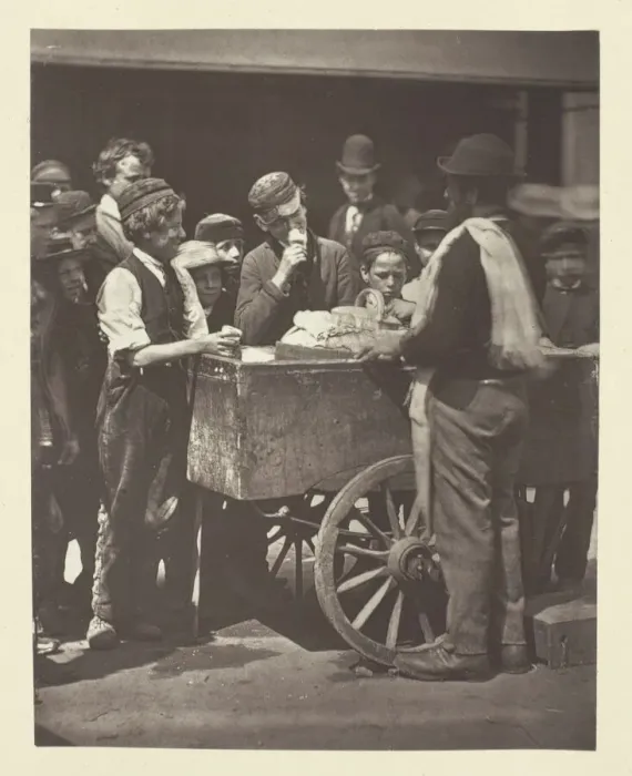 Framed Print : Halfpenny Ices, 1881. Creator: John Thomson Framed Print : Halfpenny Ices, 1881. Creator: John Thomson