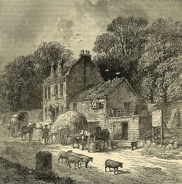 The Halfway House, Kensington, 1850, (c1876). Creator: Unknown