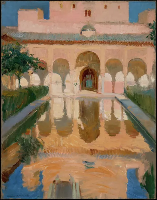 Framed Print : Hall of the Ambassadors, Alhambra, Granada, 1909. Creator: Joaquin Sorolla y Bastida Framed Print : Hall of the Ambassadors, Alhambra, Granada, 1909. Creator: Joaquin Sorolla y Bastida