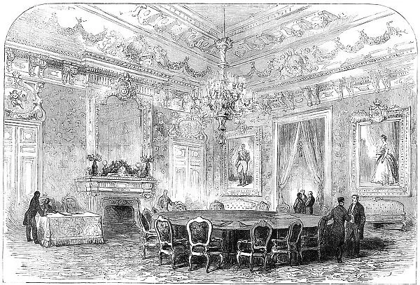 Hall of the Conferences, Hotel of the Minister for Foreign Affairs, at Paris, 1856. Creator: Unknown