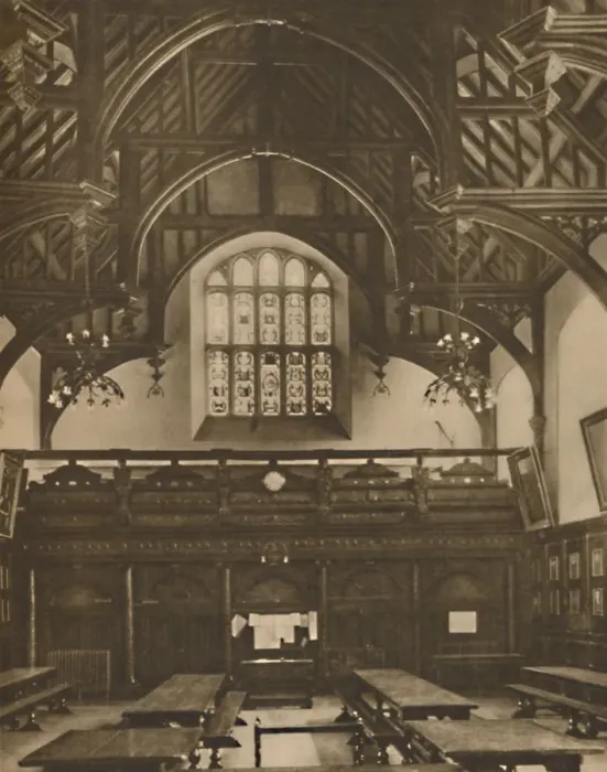 Framed Print : Hall of Grays Inn, Where The Comedy of Errors Was Acted in Shakespeares Lifetime, c1935 Framed Print : Hall of Grays Inn, Where The Comedy of Errors Was Acted in Shakespeares Lifetime, c1935