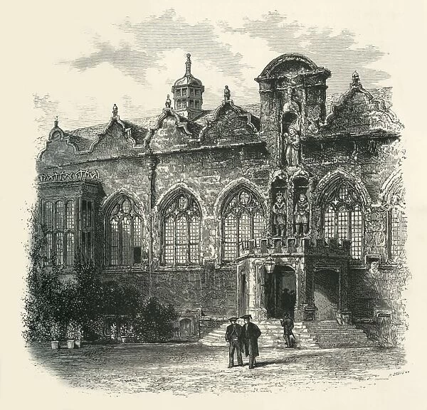 The Hall of Oriel, c1870