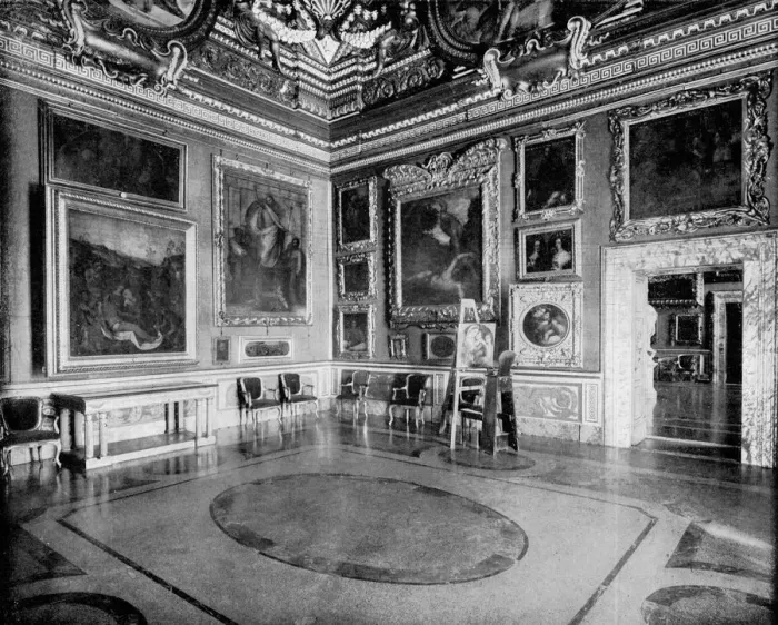Framed Print : Hall of Saturn, Pitti Palace, Florence, Italy, 1893. Artist: John L Stoddard Framed Print : Hall of Saturn, Pitti Palace, Florence, Italy, 1893. Artist: John L Stoddard