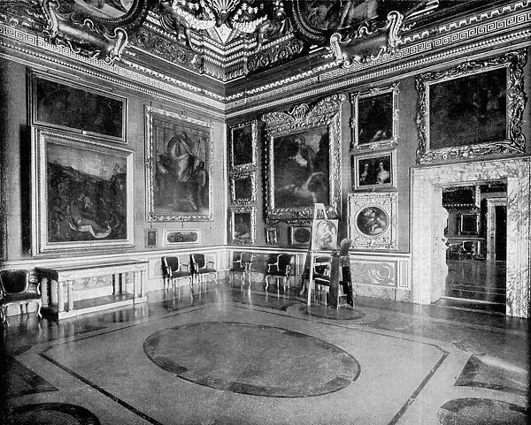 Hall of Saturn, Pitti Palace, Florence, Italy, 1893. Artist: John L Stoddard