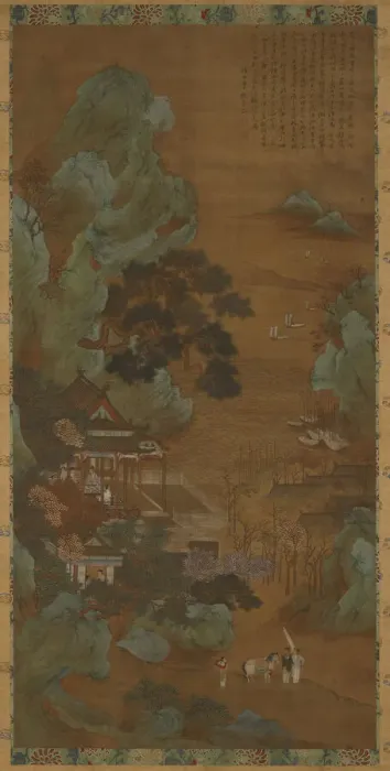 Framed Print : The Hall of Scenic Beauty, 17th century. Creator: Unknown Framed Print : The Hall of Scenic Beauty, 17th century. Creator: Unknown