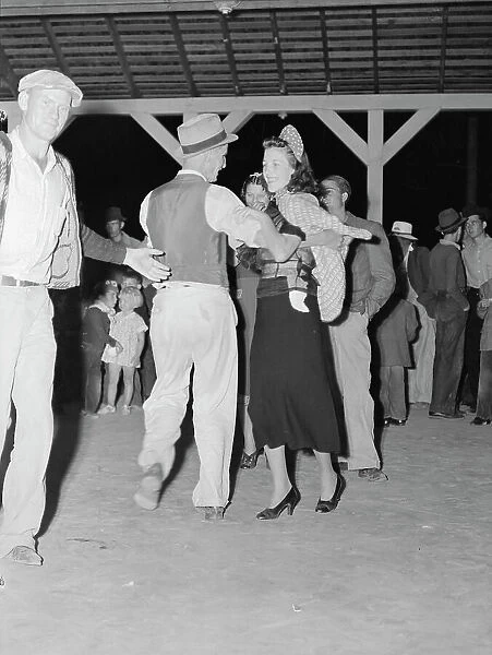 Halloween party at Shafter migrant camp, California, 1938. Creator: Dorothea Lange