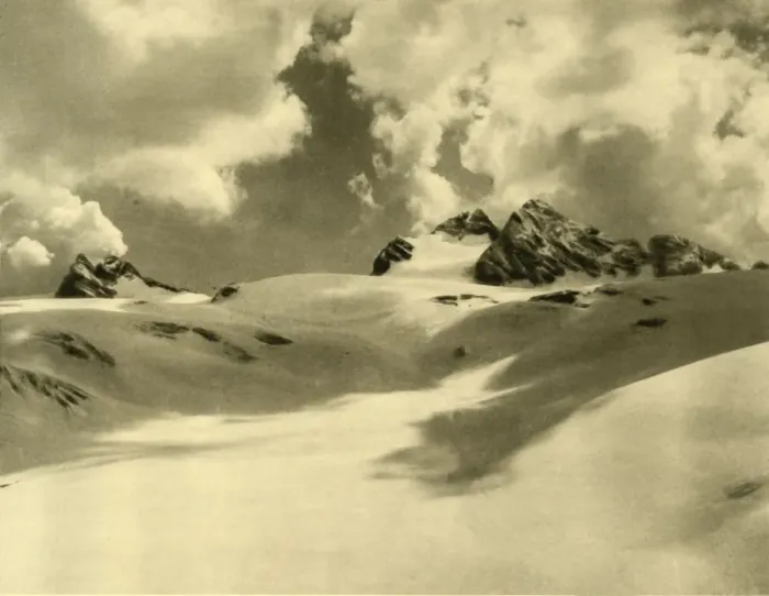 Framed Print : The Hallstatter Glacier, Dachstein Mountains, Upper Austria, c1935. Creator: Unknown Framed Print : The Hallstatter Glacier, Dachstein Mountains, Upper Austria, c1935. Creator: Unknown