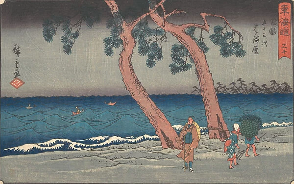 Hamamatsu, ca. 1840. ca. 1840. Creator: Ando Hiroshige
