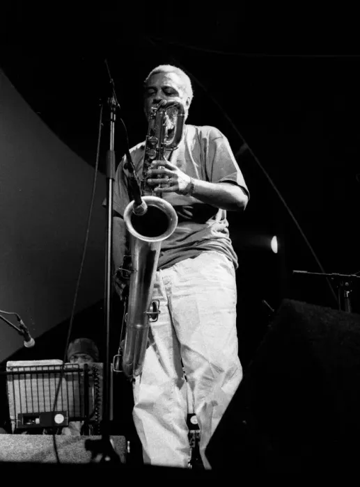 Framed Print : Hamiet Bluiett, Brecon Jazz Festival, Powys, Wales, August 1999. Artist: Brian O Connor Framed Print : Hamiet Bluiett, Brecon Jazz Festival, Powys, Wales, August 1999. Artist: Brian O Connor