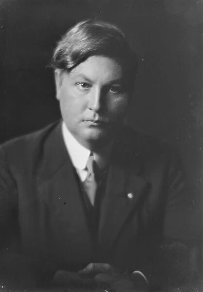 Hamilton, Clayton, Mr. portrait photograph, 1917 Sept. 20. Creator: Arnold Genthe