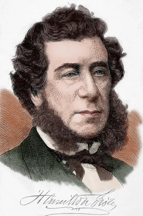 Framed Print : Hamilton Fish (1808-1893), American statesman and politician, 1870. Creator: Unknown Framed Print : Hamilton Fish (1808-1893), American statesman and politician, 1870. Creator: Unknown