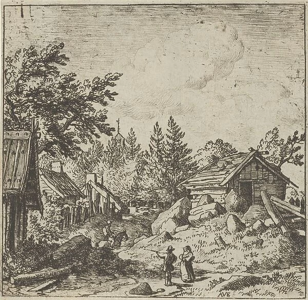 The Hamlet on the Montainous Ground, 17th century. Creator: Allart van Everdingen